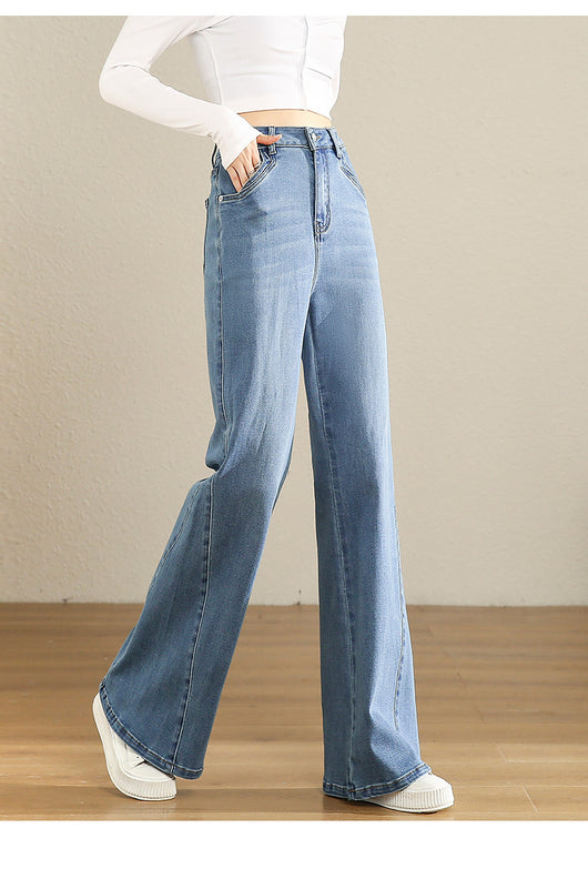 Jeans Cintura Alta Acampanados con Diseño Artístico para Mujer - Image 22