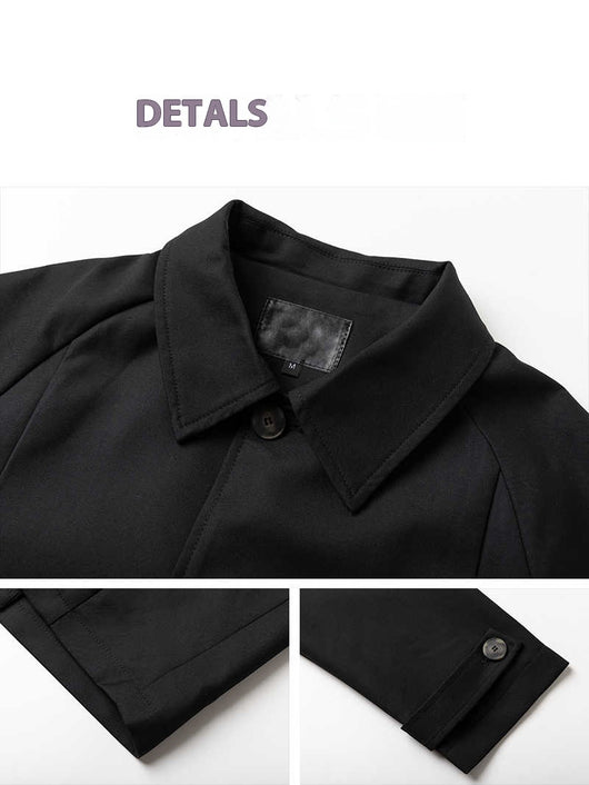 Chaqueta Suelta de Solapa para Hombre - Corte Medio - Image 5