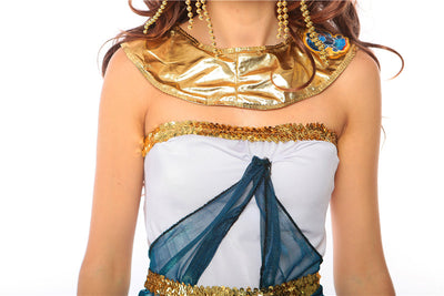 Disfraz Diosa Cleopatra Blanco Elegante - Image 14