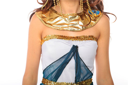 Disfraz Diosa Cleopatra Blanco Elegante - Image 14