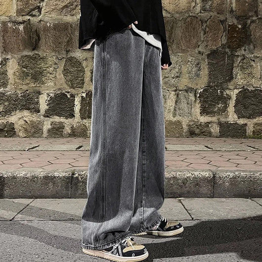 Jeans Rectos Holgados Diseño Americano para Hombre - Image 15