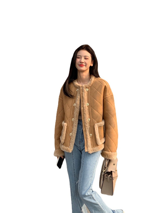 Abrigo de Piel Vintage Lingge - Elegancia Clásica para Mujer - Image 5