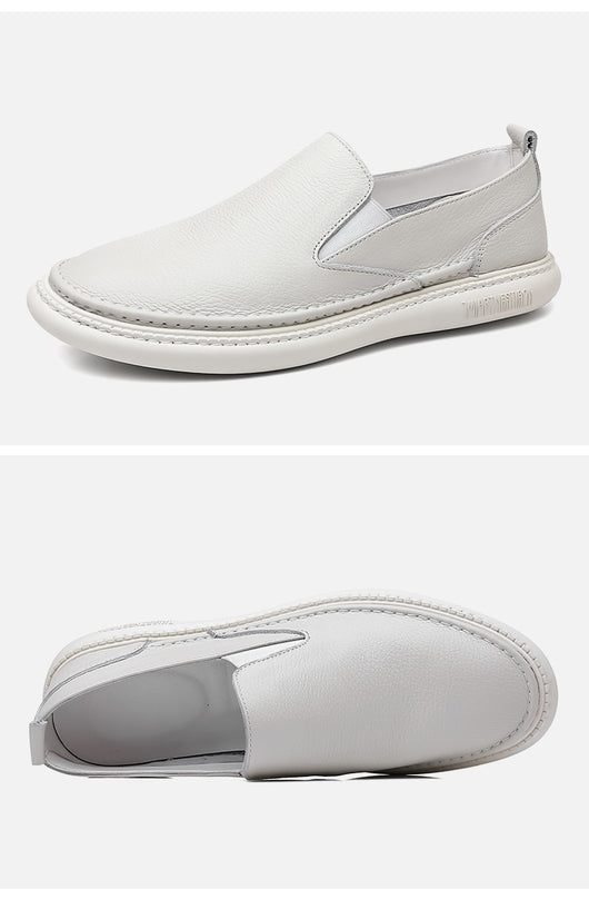 Zapatos Casuales de Cuero Genuino para Hombre - Primera Capa - Image 26