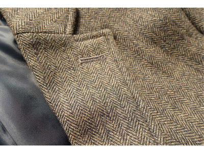Chaqueta de Trabajo Tweed Vintage Americana Peso Pesado Espiga - Image 32