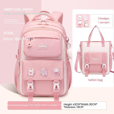 Mochila Escolar Impermeable para Niñas - Gran Capacidad y Resistente - Image 16
