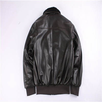 Abrigo de Piloto con Cuello de Piel - Unisex Air Force - Image 5