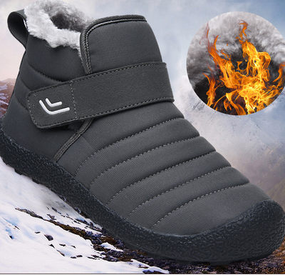 Botas Invierno Hombre Altas Acolchadas con Forro de Terciopelo - Image 12