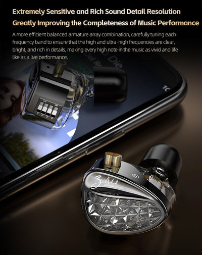 Audífonos In-Ear HiFi con Monitor de Voz y Drivers Intercambiables - Image 25