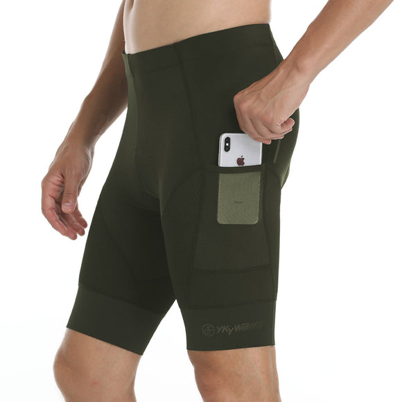 Pantalones Cortos de Ciclismo para Hombre con Almohadilla Transpirable Absorbente de Sudor