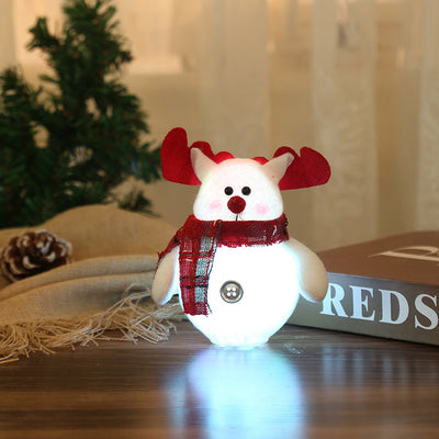 Adornos Navideños LED - Santa, Muñeco de Nieve, Reno y Gnomos Luminosos - Image 3