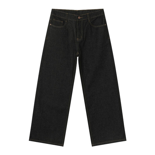 Jeans Retro Holgados con Cintura Elástica Estilo Coreano para Hombre - Image 11