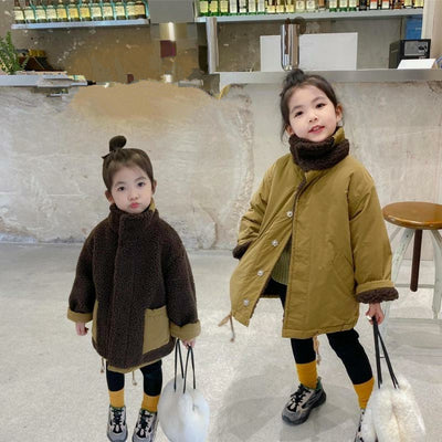 Ropa de Invierno Infantil Moderna y Abrigada
