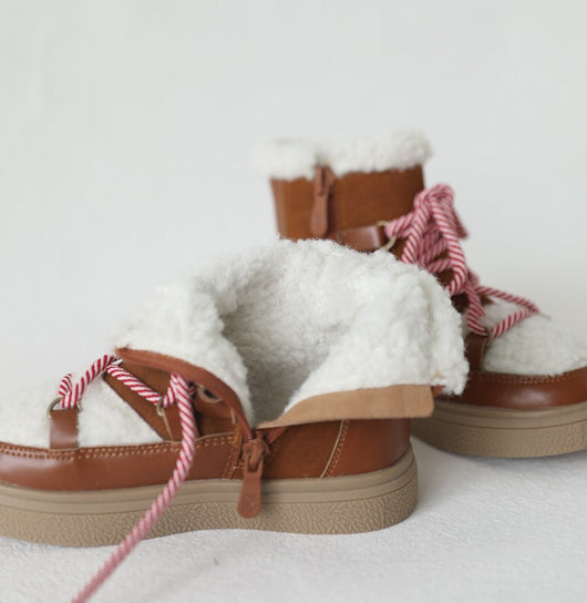 Botas de Nieve Térmicas para Niños con Cierre Lateral y Suela Flexible - Image 14