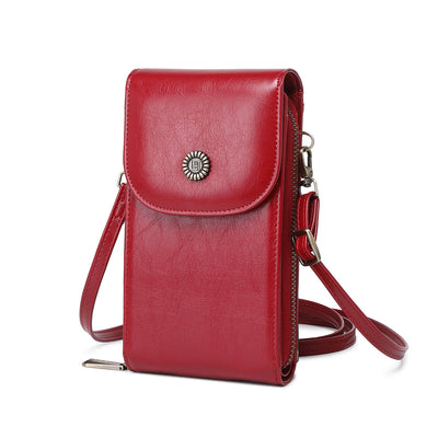 Funda Retro de Cuero Encerado con Protección Antimagnética - Image 5