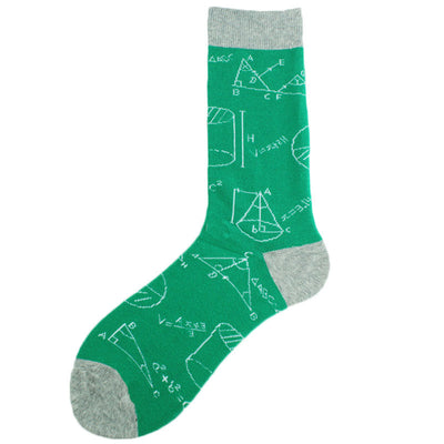 Calcetines de Algodón para Hombre con Patrón Geométrico Moderno - Image 4