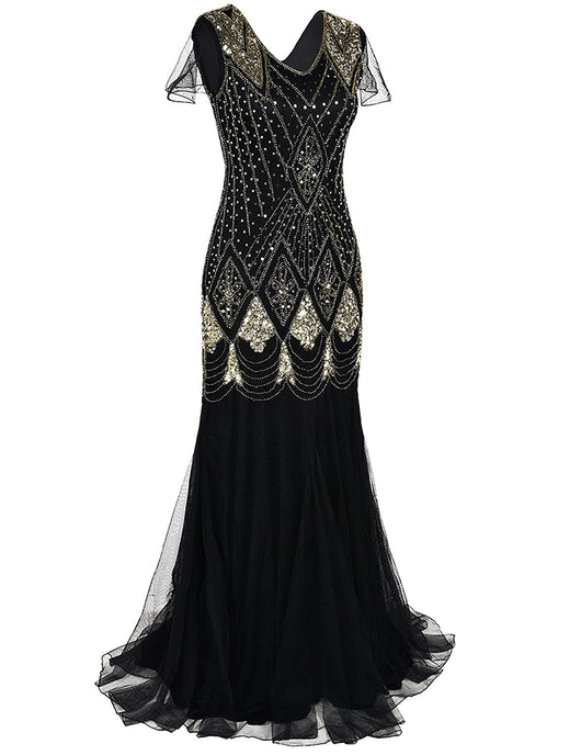 Vestido de Fiesta Talla Grande con Lentejuelas Estilo Vintage - Image 15