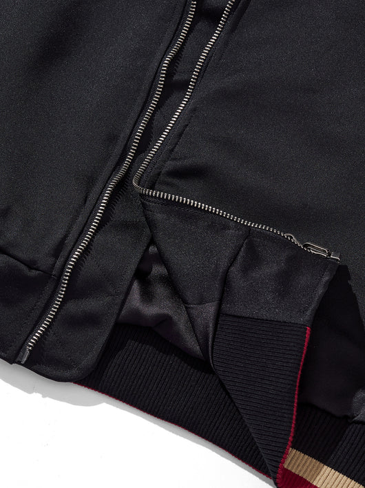 Chaqueta Suelta Bordada Estilo Chino para Hombre - Image 8