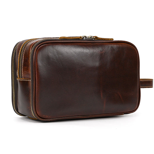 Bolsa de Viaje para Cosméticos de Cuero con Gran Capacidad - Image 19