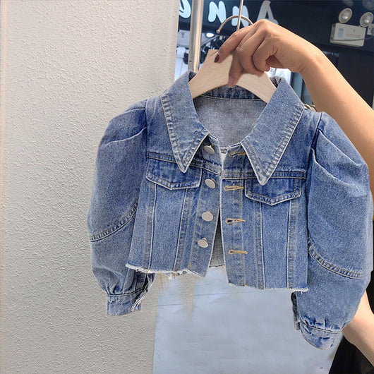 Ropa Denim Infantil Coreana - Estilo Dulce y Moderno para Niñas - Image 8