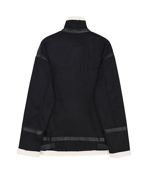 Chaqueta Casual de Lana de Cordero con Cierre para Hombre - Image 23