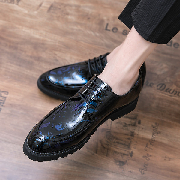 Zapatos de Cuero Business Casual British Spring para Hombre