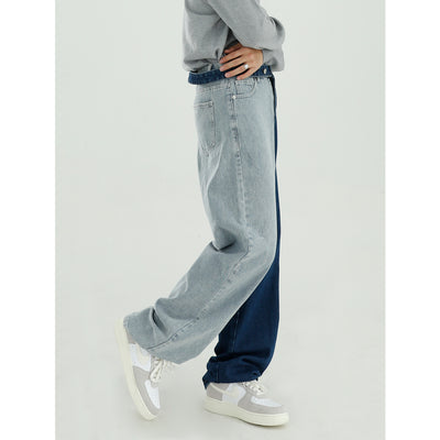 Jeans de Hombre con Combinación de Colores - Estilo Versátil y Moderno - Image 3