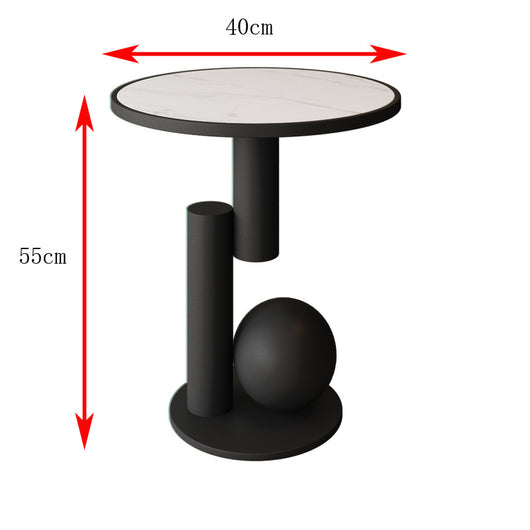 Mesa de Noche Minimalista de Hierro para Dormitorio - Image 7