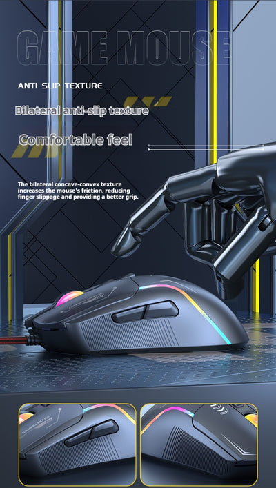 Ratón Gaming Profesional Alámbrico Universal - Image 12