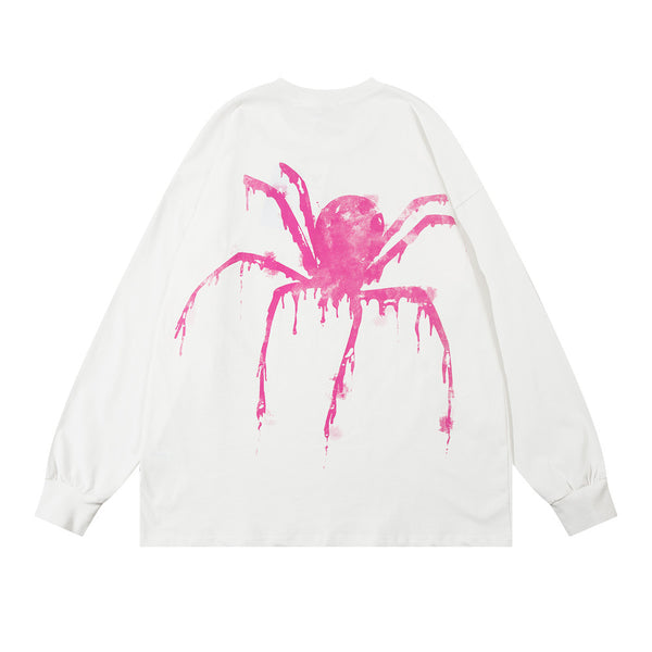 Playera Manga Larga con Estampado de Letras para Hombre