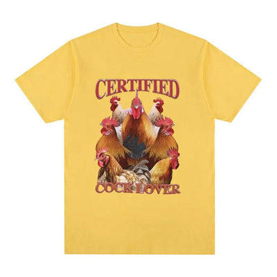 Playera Divertida para Mujer con Meme de Pollo Enamorado - Image 8