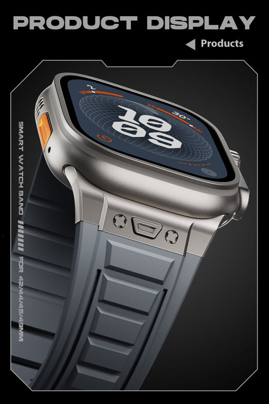 Correa Elástica de Silicona con Hebilla Metálica Plegable para iWatch 1-9 - Image 23