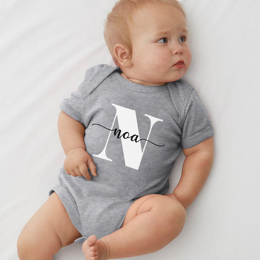 Body Personalizado con Nombre para Bebé Recién Nacido