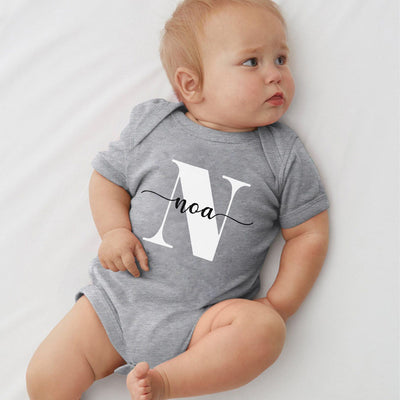 Body Personalizado con Nombre para Bebé Recién Nacido