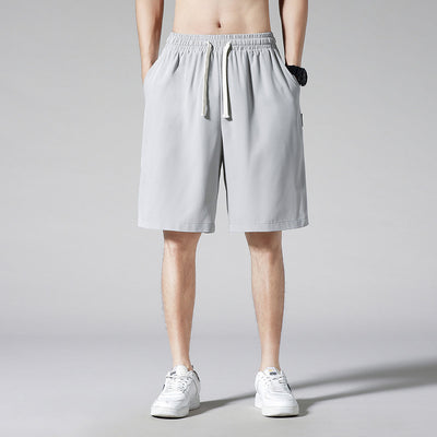 Pantalones Cortos de Seda de Hielo para Jóvenes - Color Sólido para Playa