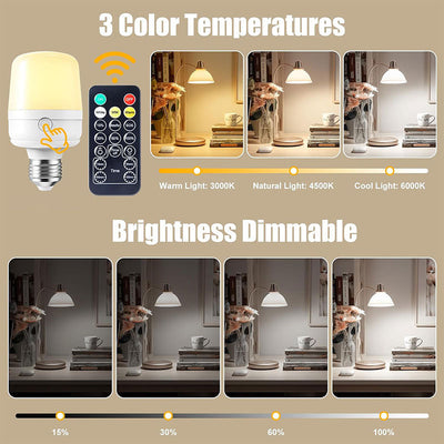 Bombilla LED Recargable Magnética E27 con Tres Temperaturas de Color - Image 8