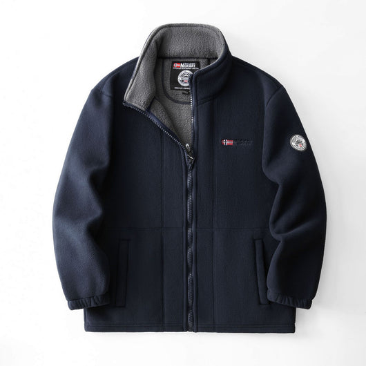 Chaqueta Polar Térmica Hombre Doble Cara Acolchada - Image 8