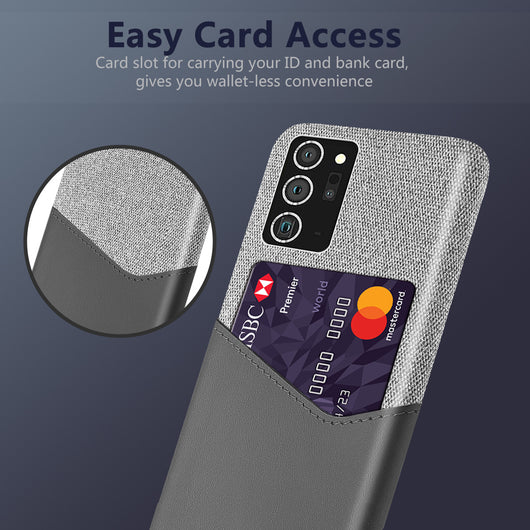 Funda Protectora de Cuero con Patrón Textil y Ranura para Tarjeta - Image 16