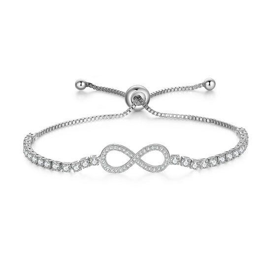 Pulsera Ajustable Infinito 8 - Joyería Versátil - Image 3