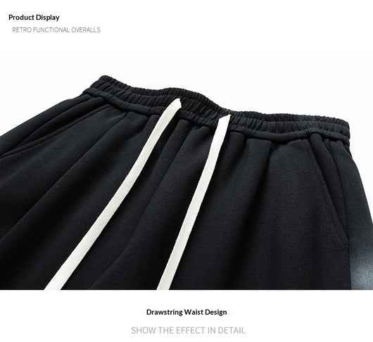 Pantalones Rectos Holgados Estilo Japonés para Hombre - Image 10