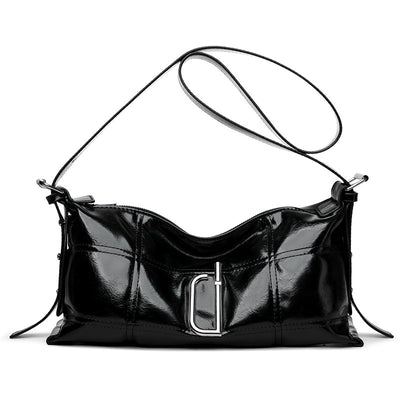 Bolso Crossbody de Cuero Wax Oil Suave - Estilo Pillow Bag - Image 6