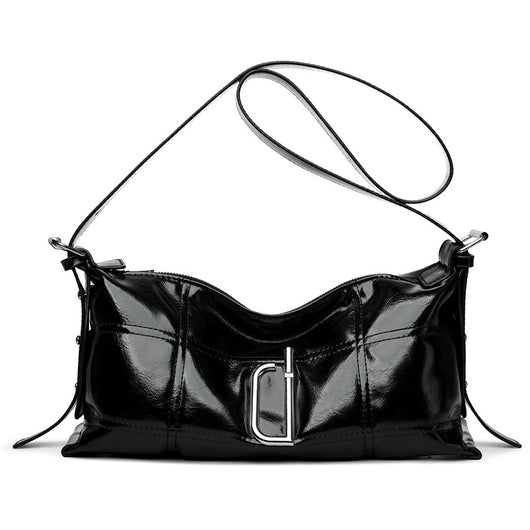 Bolso Crossbody de Cuero Wax Oil Suave - Estilo Pillow Bag - Image 6
