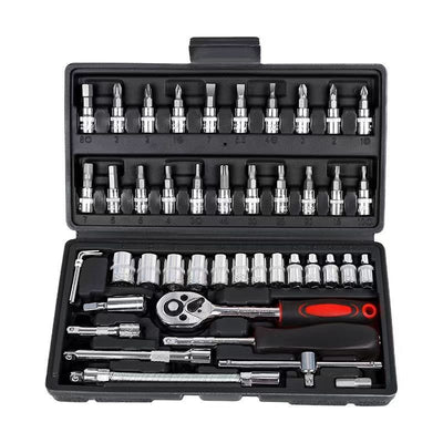 Juego de Llaves de Tubo y Trinquete Profesional para Reparaciones - Image 2