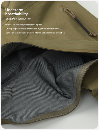 Chaqueta Impermeable y Cortavientos con Capucha para Hombre y Mujer - Image 21