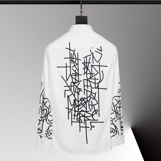 Camisa Estampada Ajustada para Hombre - Diseño Moderno - Image 2