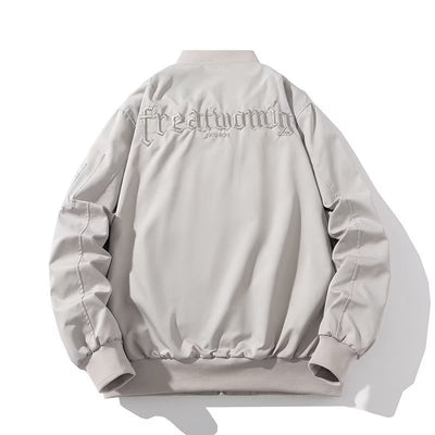 Chamarra de Piloto Bordada y Acojinada para Hombre - Image 8