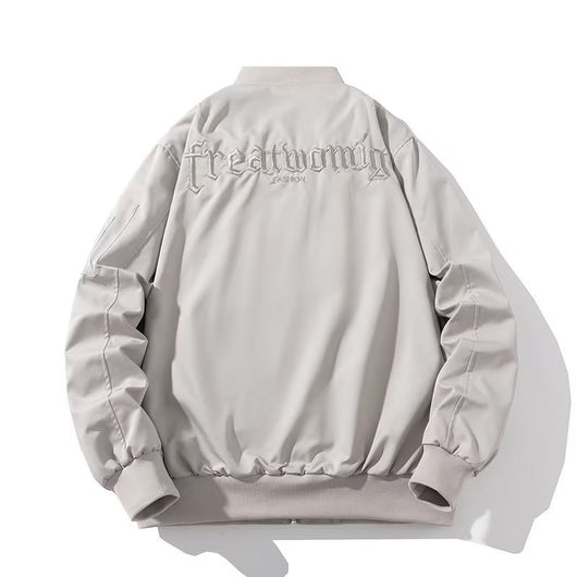 Chamarra de Piloto Bordada y Acojinada para Hombre - Image 8
