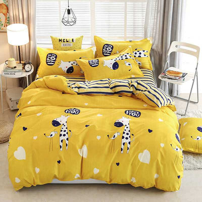 Conjunto de 4 Piezas en Algodón Estampado con Acabado Satinado - Image 12