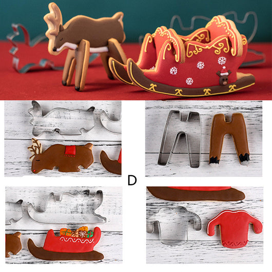 Molde de Galletas Navideñas 3D - Prensa de Repostería Infantil - Image 25