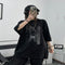 Playera Suelta con Estampado Ghost Face