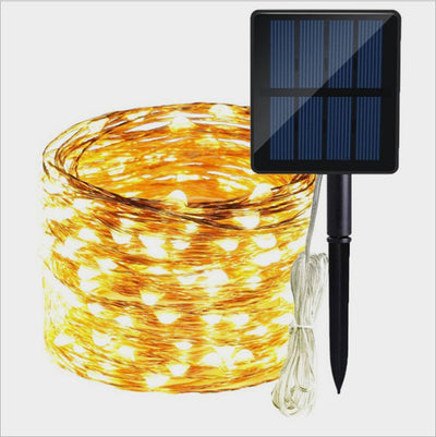 Guirnalda Solar LED Impermeable para Bodas y Celebraciones - Image 2